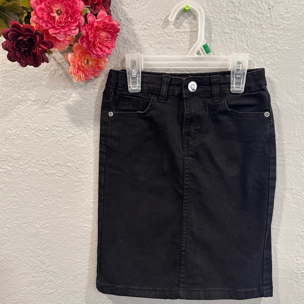 Black denim skirt 2 available